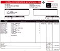 SORD M68 invoice